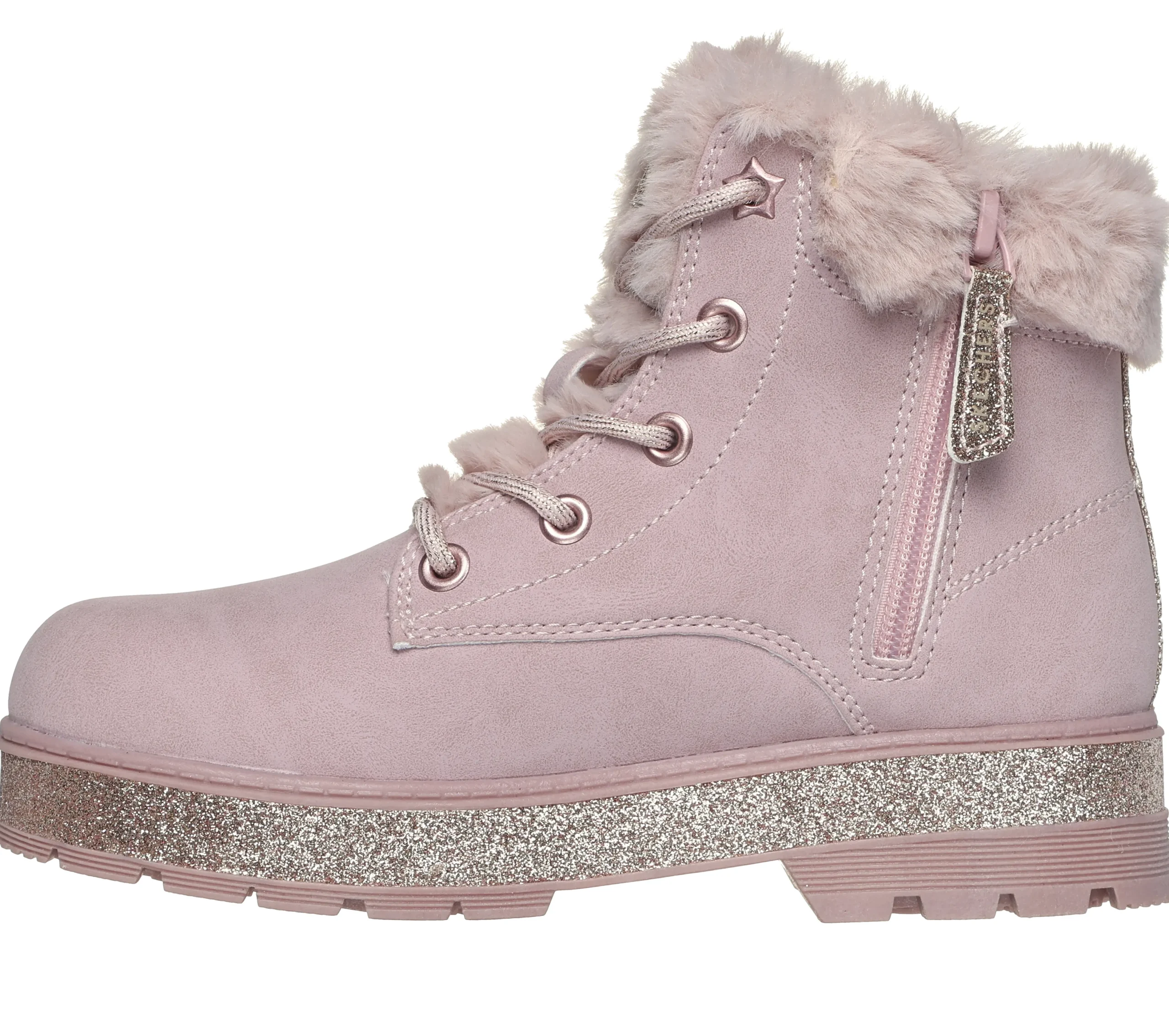 SKECHERS Street Glitz>Niños Botas|Con Cordones