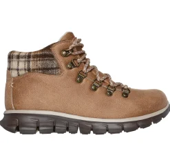 SKECHERS Synergy - Plaid Mood>Mujer Botas|Con Cordones