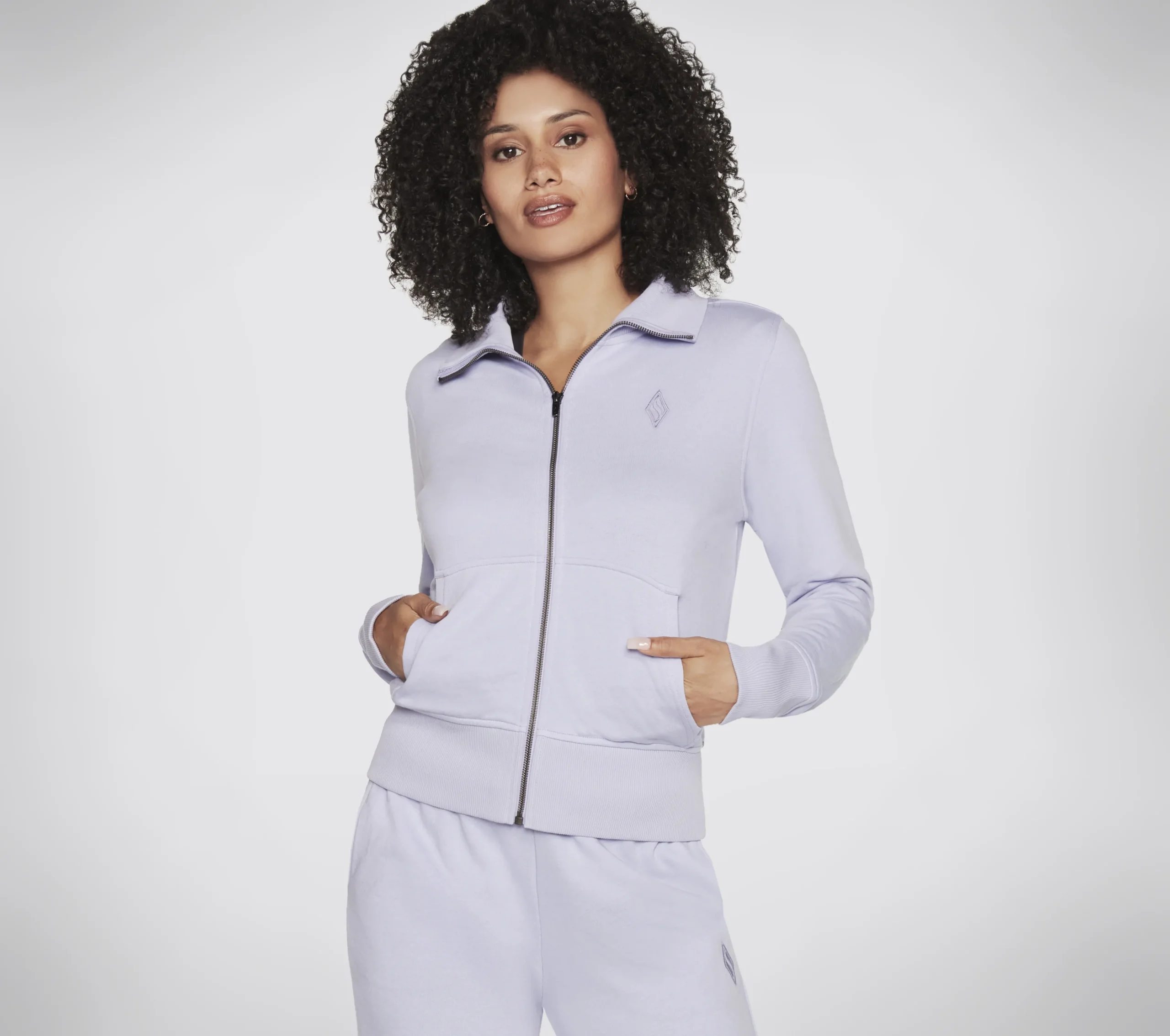 SKECHERS The Hoodless Hoodie Diamond Jacket>Mujer Tops Y Partes De Arriba|Tops Y Partes De Arriba