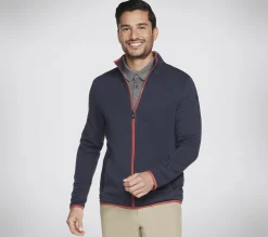 SKECHERS The Hoodless Hoodie Ottoman Jacket>Hombre Partes De Arriba|Partes De Arriba