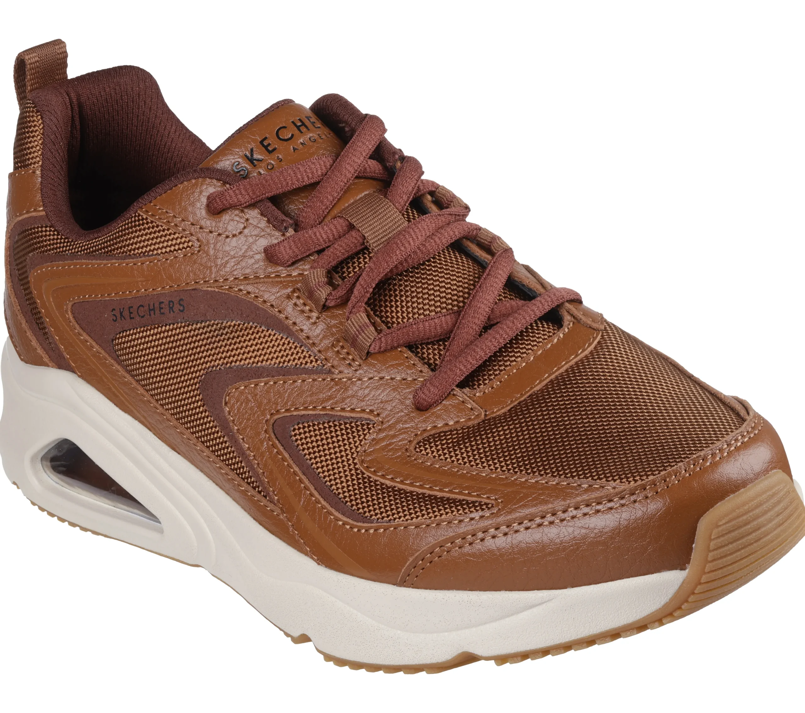 SKECHERS Tres-Air Uno - Craft Leather Air>Hombre Con Cordones|Zapatillas Casual