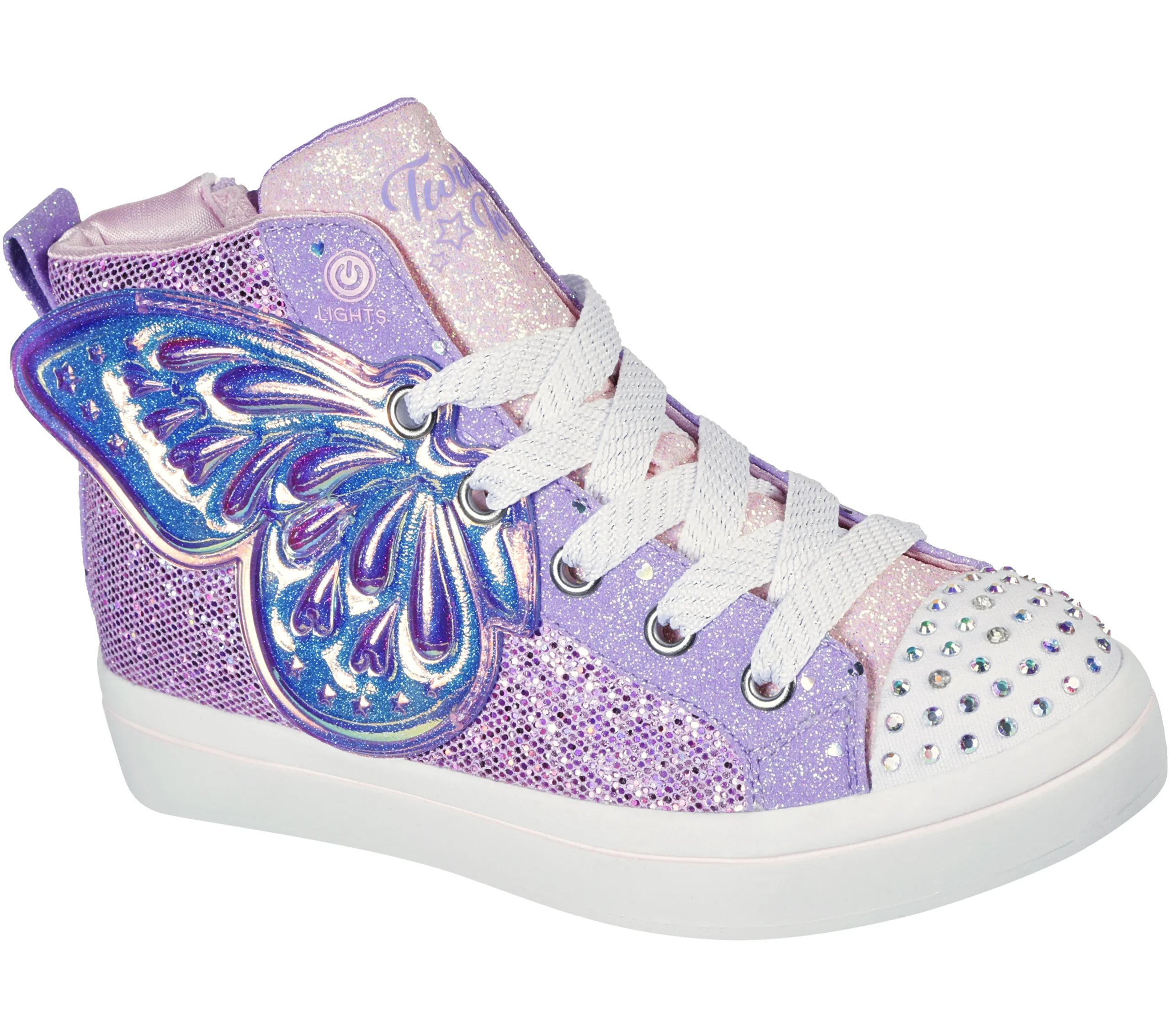 SKECHERS Twinkle Toes: Twi-Lites 2.0 - Butterfly Wishes>Niños Con Cordones|Con Luces