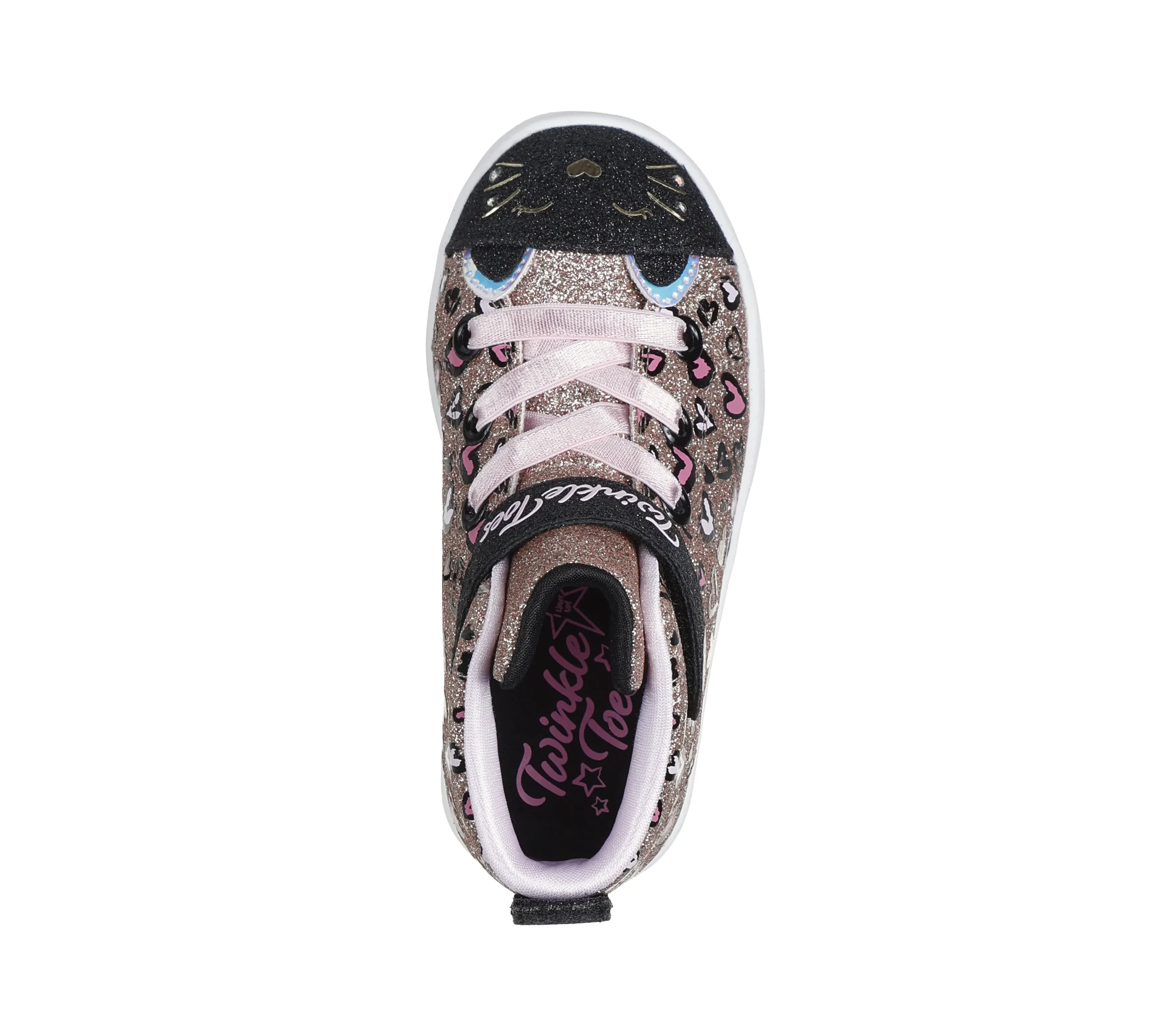 SKECHERS Twinkle Toes: Twi-Lites 2.0 - Kitty Cutie>Niños Sin Cordones|Con Luces