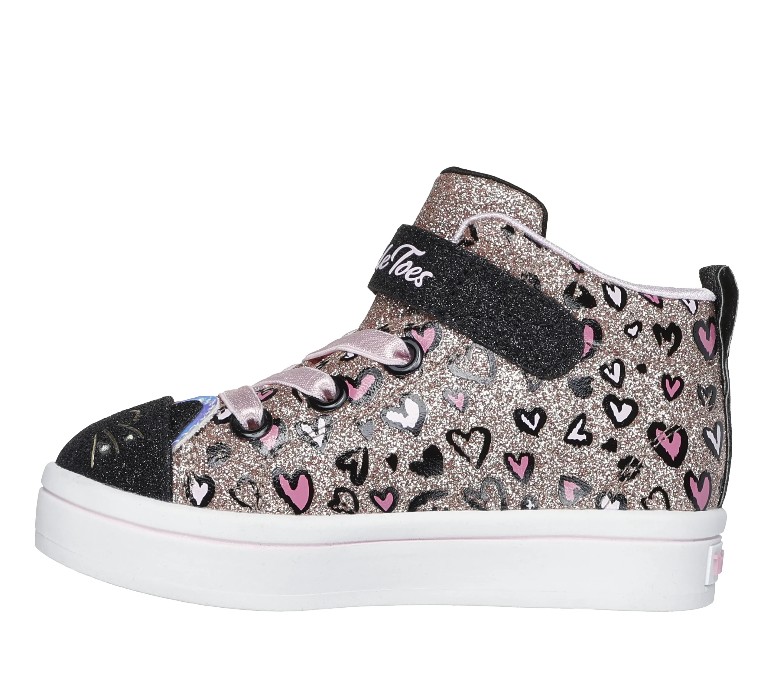 SKECHERS Twinkle Toes: Twi-Lites 2.0 - Kitty Cutie>Niños Sin Cordones|Con Luces