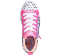 SKECHERS Twinkle Toes: Twinkle Sparks - Flying Hearts>Niños Con Cordones|Con Luces