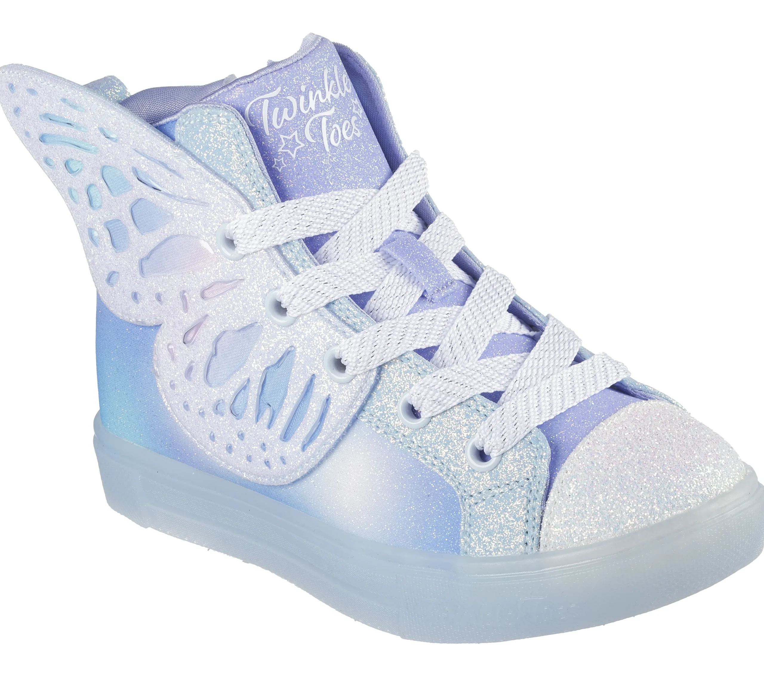SKECHERS Twinkle Toes: Twinkle Sparks Ice>Niños Con Cordones|Con Luces