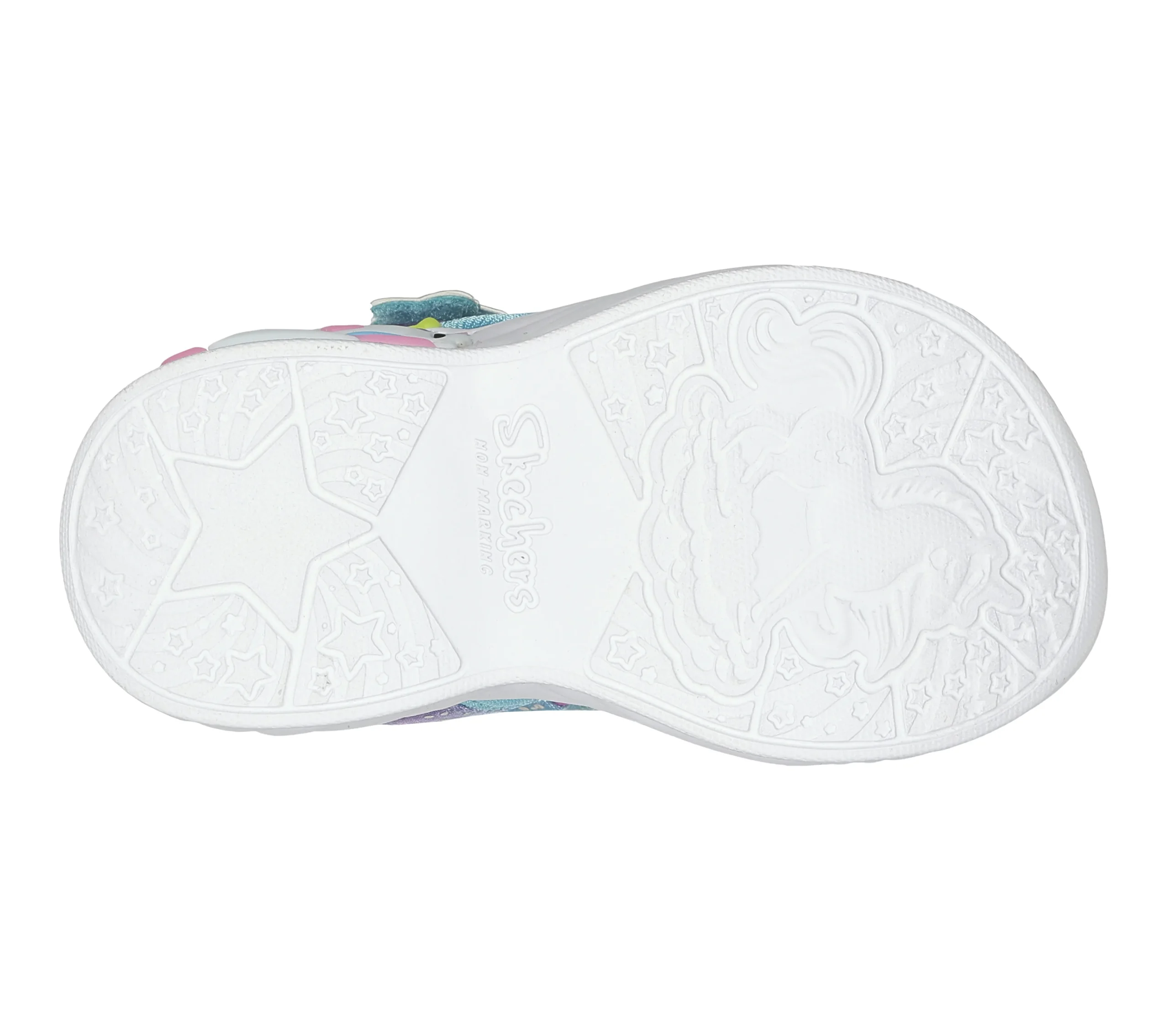 SKECHERS Unicorn Dreams - Majestic Bliss>Niños Sin Cordones|Con Luces