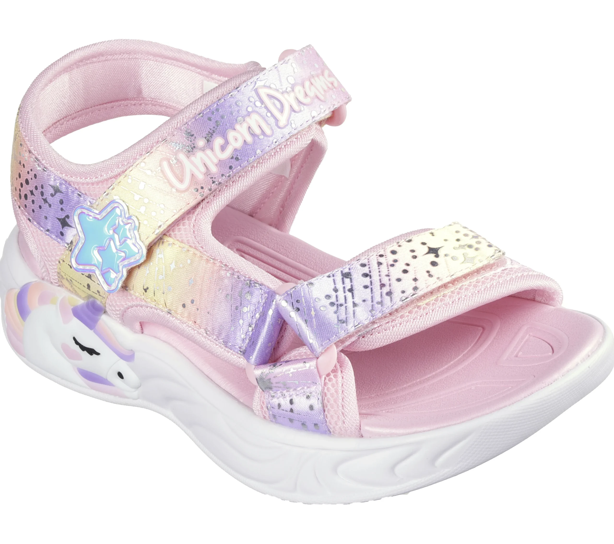 SKECHERS Unicorn Dreams - Majestic Bliss>Niños Sin Cordones|Con Luces