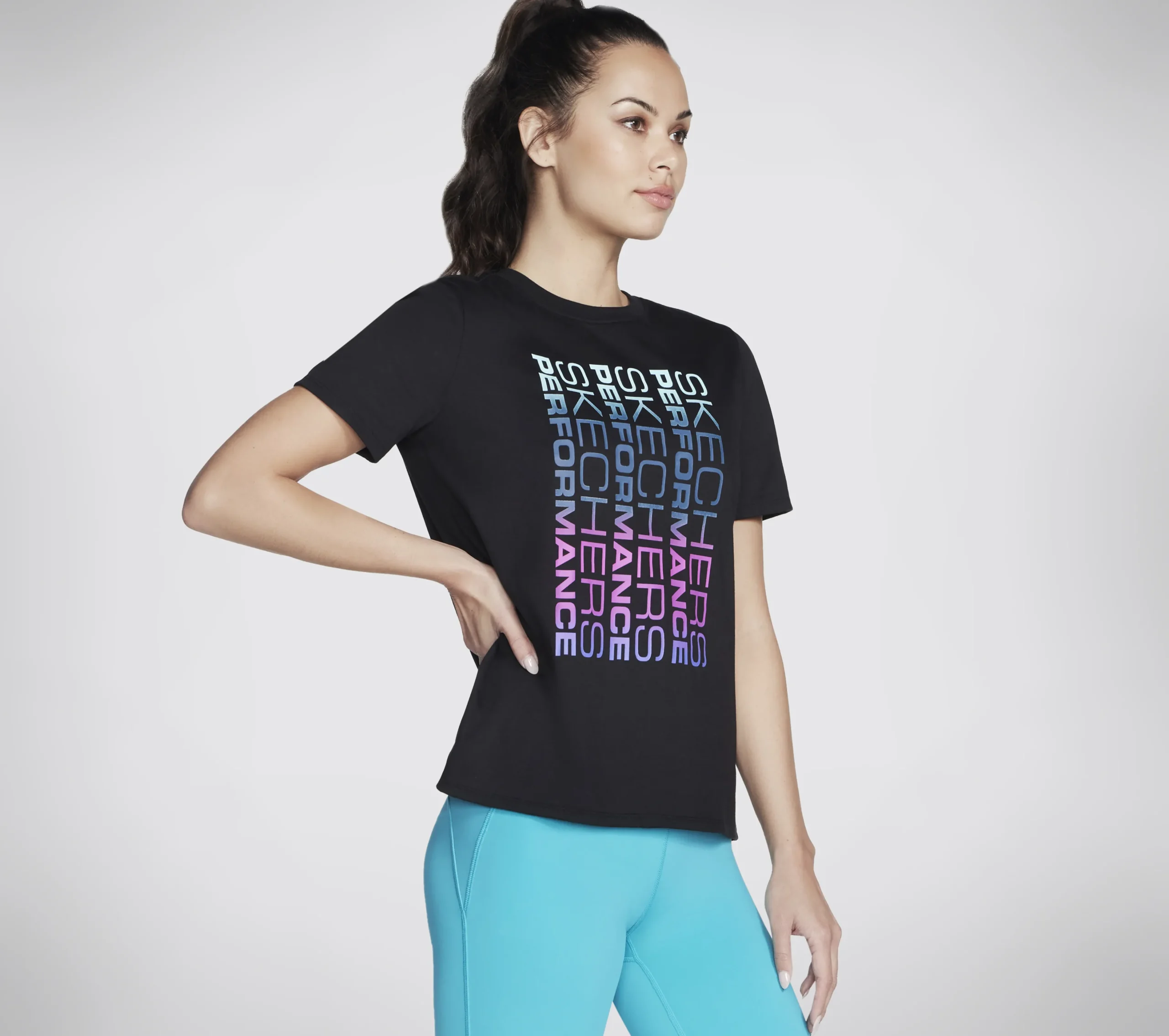 SKECHERS Vibrant Glow Short Sleeve Tee>Mujer Tops Y Partes De Arriba|Tops Y Partes De Arriba